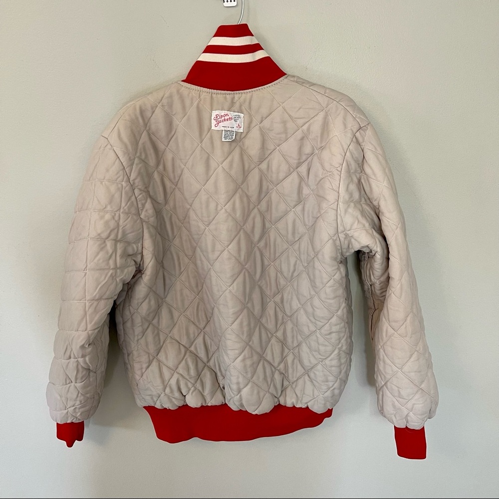 Vintage Ripon Jackets Lined Button Down Varsity M… - image 6